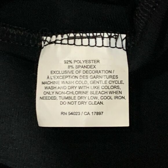 Old Navy Maternity Womens Medium Wrap Front Dress V‎ Neck Black Stretch Collar - Picture 4 of 8